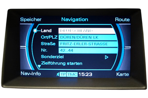 Audi A8 - Reparatur Monitor Navigation MMI