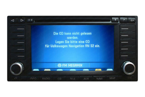 VW Jetta - RNS-MFD 2 Navigation Reparatur Lesefehler