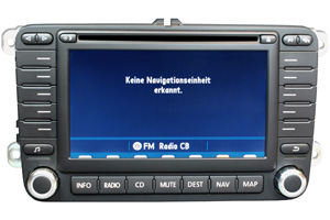 VW Golf - RNS-MFD 2 Navigation Reparatur Totalausfall 'Keine Navigationseinheit erkannt'